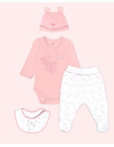 Ensemble Fillette 4-14 ans Bleu 2