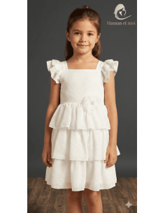 Robe Fille avec volant