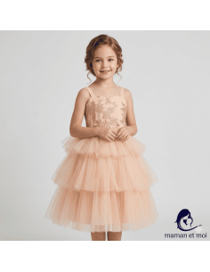 Robe Fille 3 volant