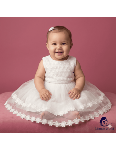 Robe Fille ecru
